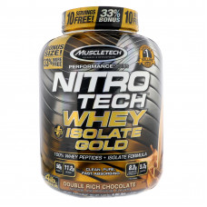 Протеин MuscleTech Nitro Tech Plus Isolate Gold 1810 грамм Шоколад