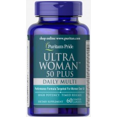 Витамины для женщин Puritan's Pride Ultra Woman 50 Plus 60 капсул