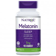 Препарат для улучшения качества сна Natrol Melatonin Time Release 5мг 100 таблеток