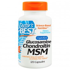 Препарат для восстановления суставов и связок Doctor's Best Glucosamine & Chondroitin MSM 120 капсул (1048512)