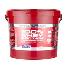 Протеин Scitec Nutrition 100% Whey Protein Professional 5000 грамм Ваниль с ягодой