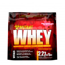 Протеин PVL Mutant Whey 2270 грамм Экстрим клубничный крем
