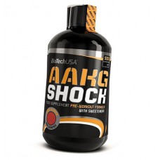 Предтренировочный комплекс BioTech AAKG Shock Extreme 1000 мл Апельсин
