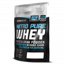 Протеин BioTech Nitro Pure Whey 454 грамм Банан